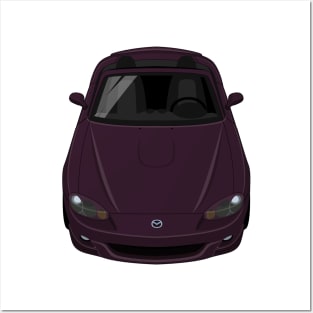 MX-5 NC 3rd gen 2005-2008 - Black Cherry Purple Posters and Art